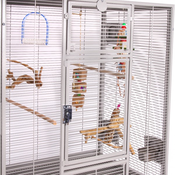 K35036-Zimmervoliere-Kaefig-Vogelkaefig-New-Madeira-Double-Platinum-mit-waagerechter-Verdraht-3_600x600